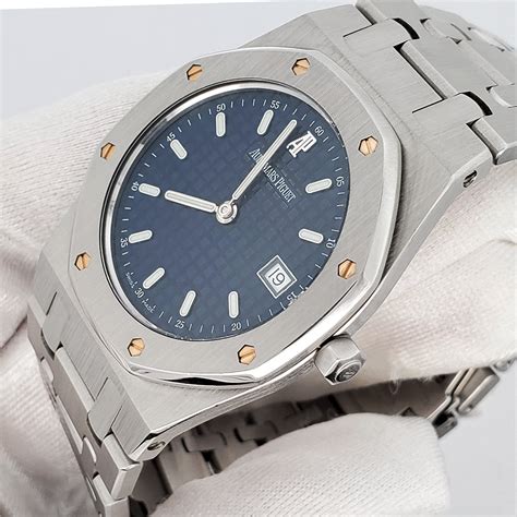 audemars piguet 56175st|Shop Audemars Piguet Royal Oak 33mm Blue Dial Watch.